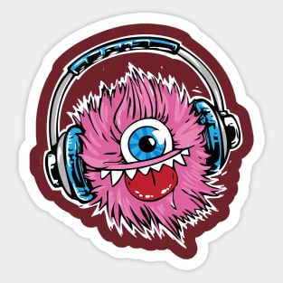 One Eyed Monster Sticker